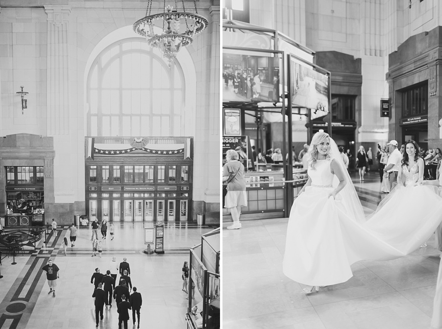 Union Station Kansas City Wedding, Catherine Rhodes Photography, Kansas City Wedding Photographer, Classic Wedding Reception, Downtown KC Wedding