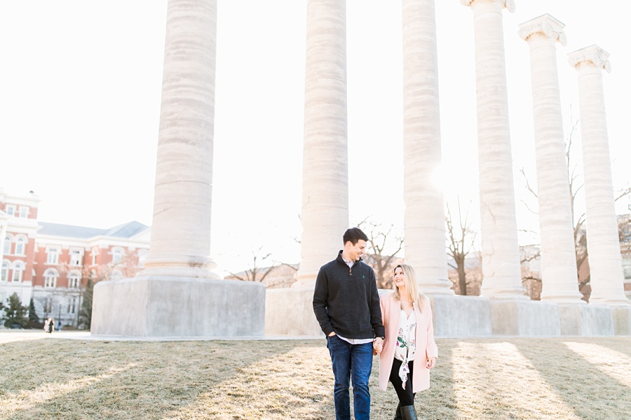 Downtown Columbia Engagement Session, Missouri Engagement Session, Missouri Wedding Photographer, Engagement Photography, Mizzou Engagement Session