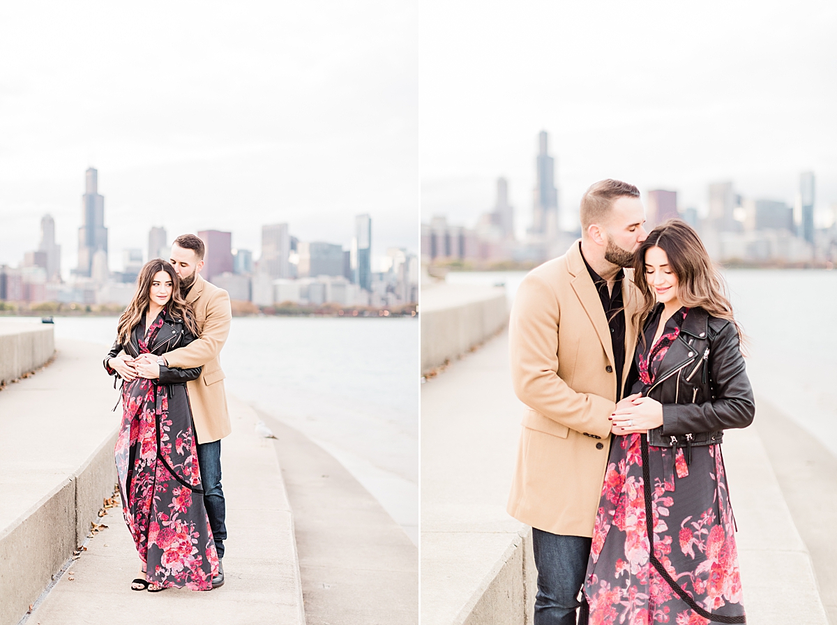Chicago Lakefront Maternity Portraits, Chicago Family Portraits, Chicago Family Photographer, Chicago Maternity Photographer, Chase Daniel, Catherine Rhodes Photography