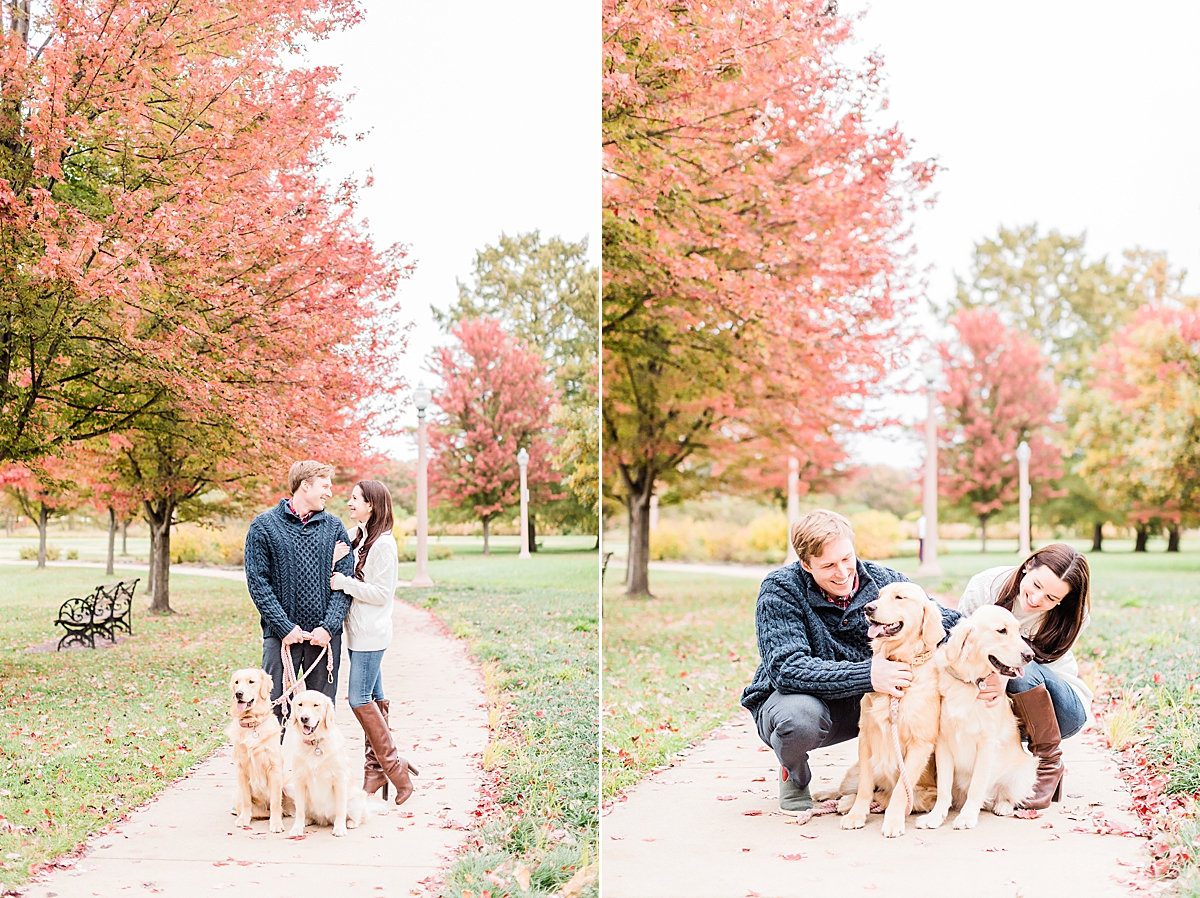 Forest Park Fall Engagement Session, Fall Engagement, Forest Park Engagements, Catherine Rhodes Photography, St. Louis Engagement Session